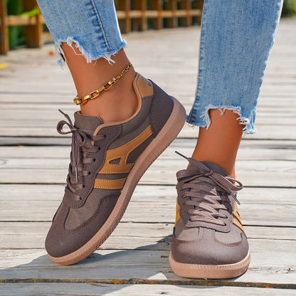 Flat Lace-up Non-Slip Shoes