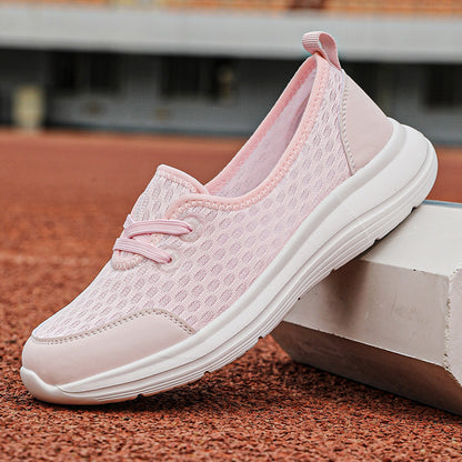 Lace-up Mesh Sneakers