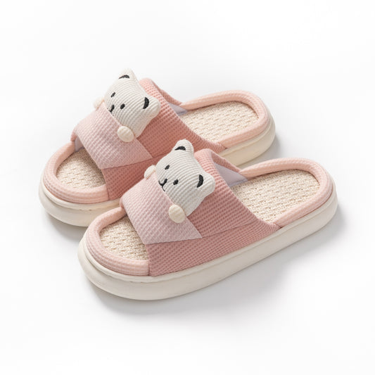 Cute Cartoon Bear Slippers