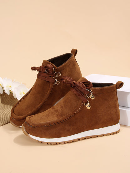 Flat Heel Snow Boots