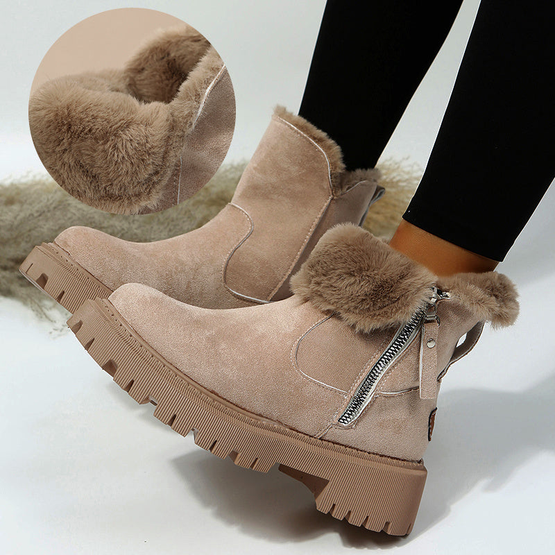 Plush Snow Boots