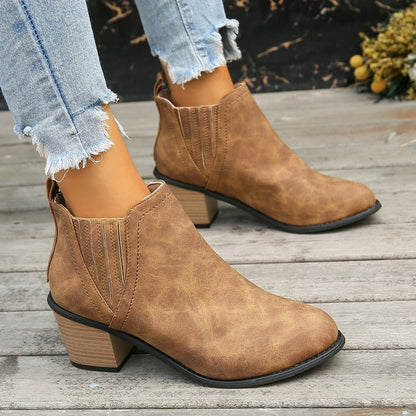 Plus Size Pointed Martin Boots