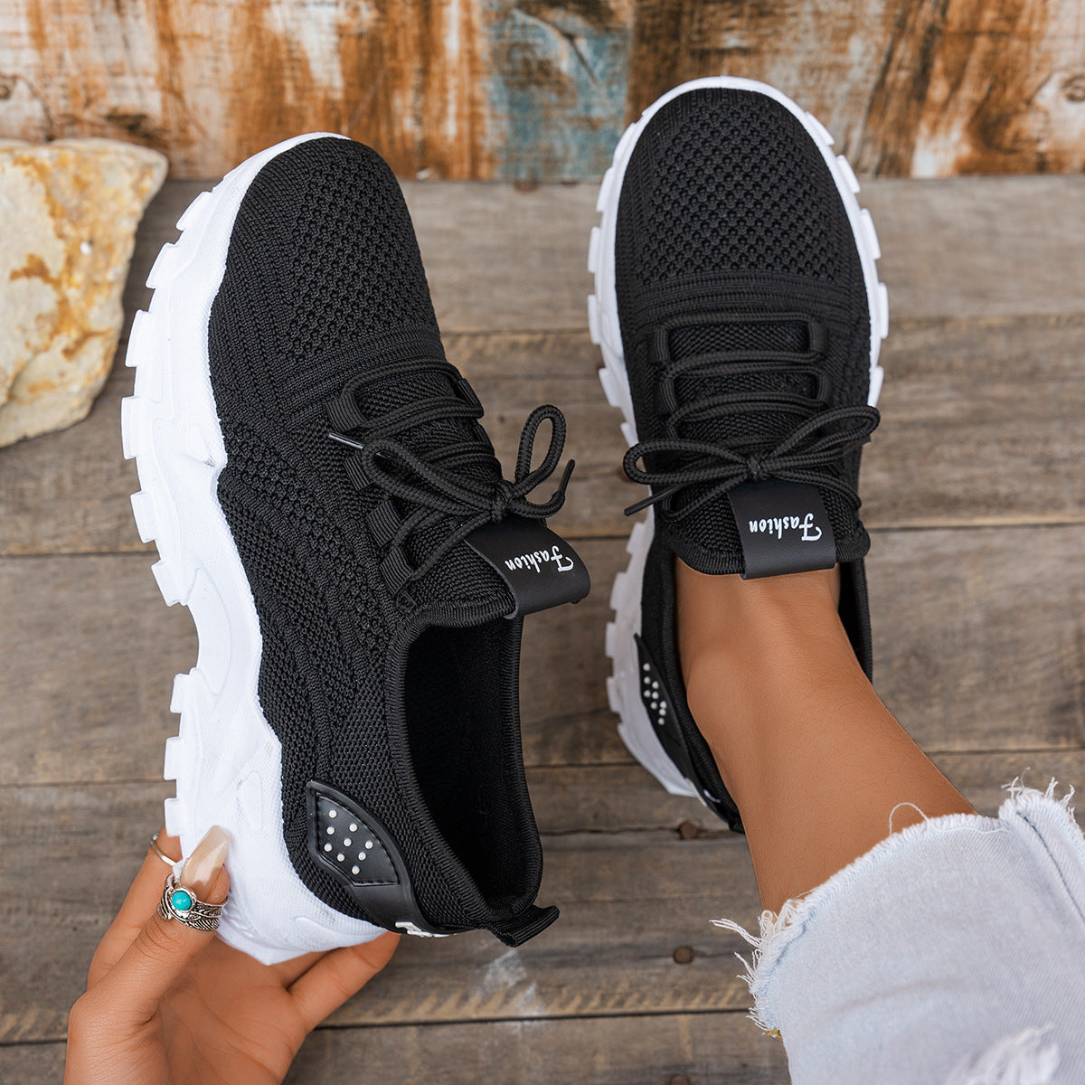 Flyknit Mesh Breathable Sneakers