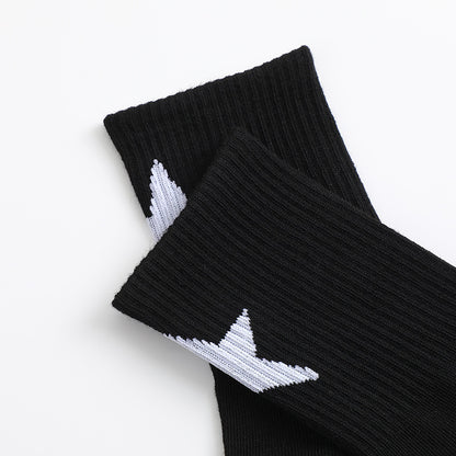 Five-Pointed Star Sports Socks