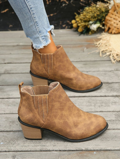 Plus Size Pointed Martin Boots