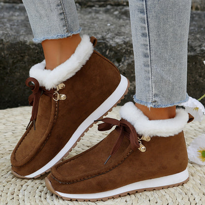 Flat Heel Snow Boots