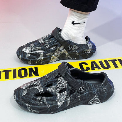Camouflage Toe Cap Beach Sandals