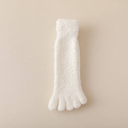 CozyNest Fleece Toe Socks