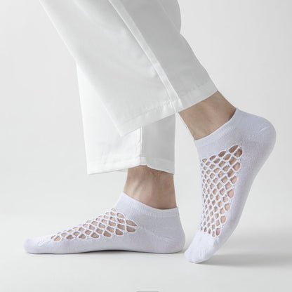 Men’s Low-Cut Mesh Cotton Socks